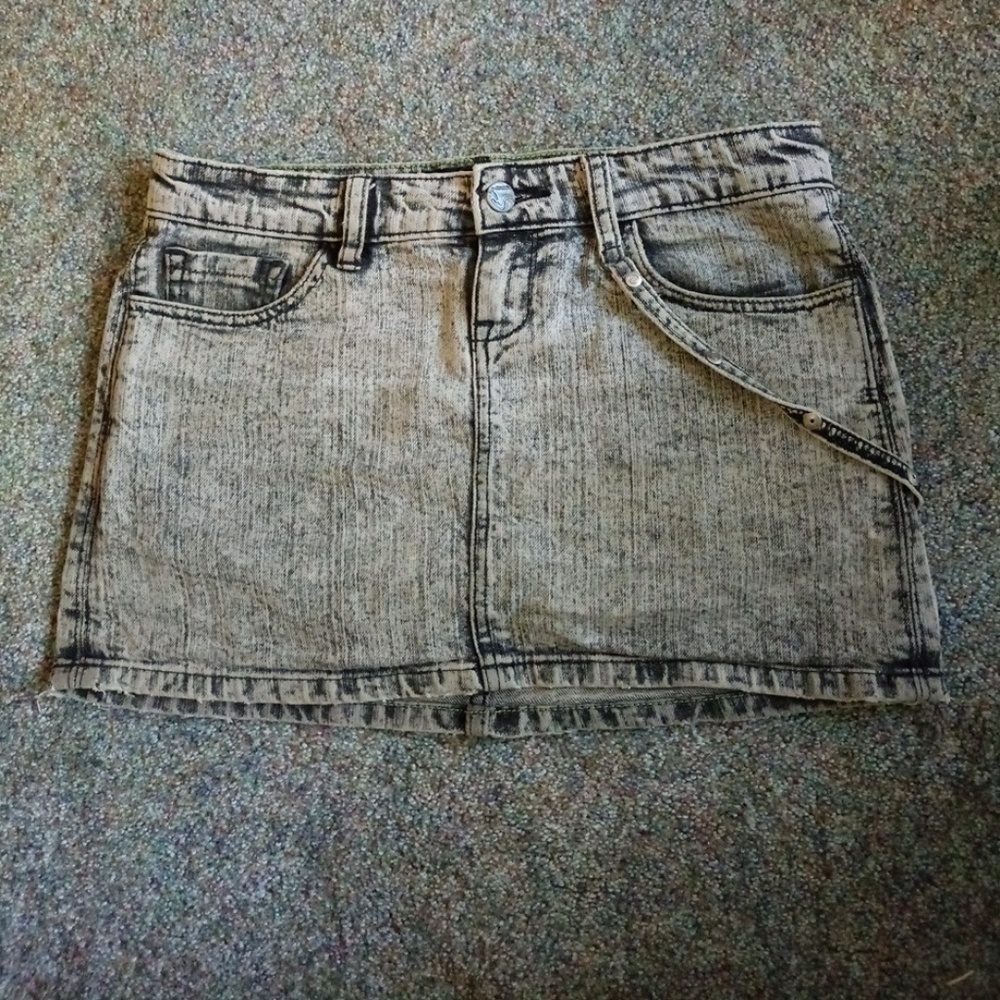 Lip service denim  mini jean skirt vintage